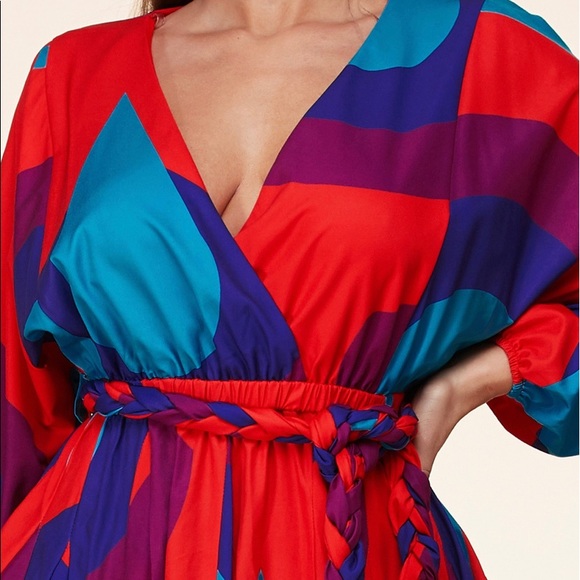 L’ATISTE Multi Color Mini Dress - Picture 4 of 10